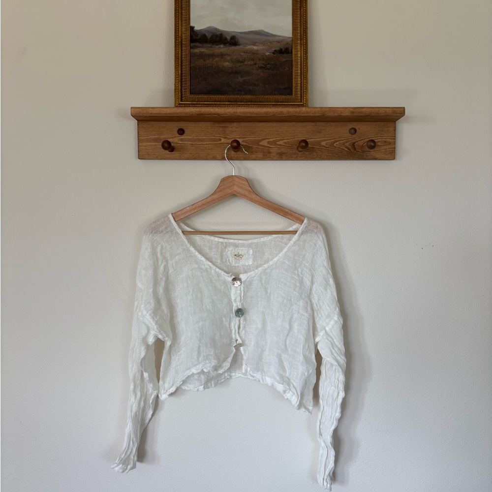 Meg by Design Gauze Linen Top